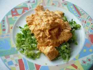 Gros dés de saumons à la Crétoise : Étape 9