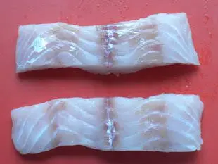 Poisson en croute de sésame : Étape 1