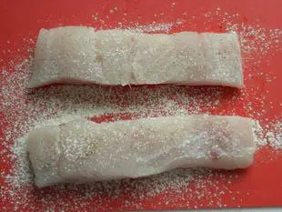 Poisson en croute de sésame : Étape 4