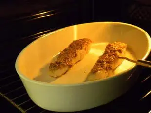 Poisson en croute de sésame : Étape 7