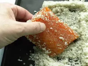 Saumon mariné comme un hareng : Étape 3