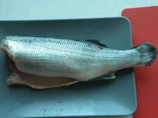 Poisson en croute de sel : Étape 1