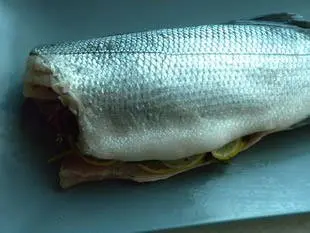 Poisson en croute de sel : Étape 3