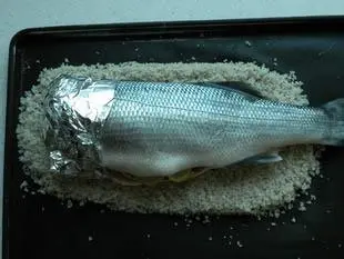 Poisson en croute de sel : Étape 5