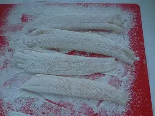 Filets de sole meunière : Étape 2