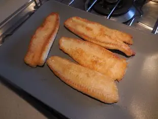 Filets de sole meunière : Étape 5