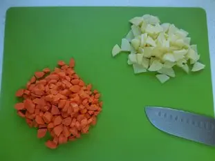Ragout du pêcheur : Étape 1