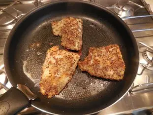 Poisson en croute de graines : Étape 8