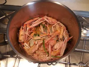 Turban de sole aux langoustines : Étape 5