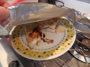 Dos de cabillaud au safran : Étape 6