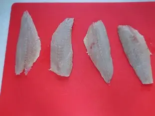 Filet de rougets marinade vite faite : Étape 1