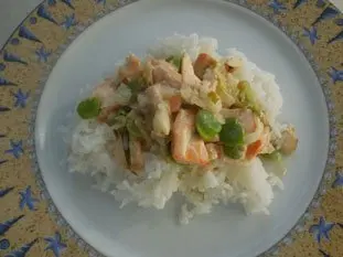 Petite blanquette de saumon