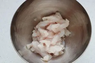 Mousselines de poisson : Étape 1
