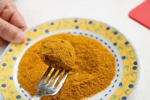 Cubes de thon croustillants au curry : Étape 5