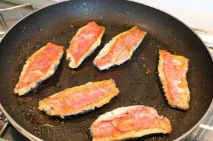 Bouchées de rouget aux graines de pavot : Étape 11