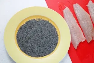 Bouchées de rouget aux graines de pavot : Étape 7