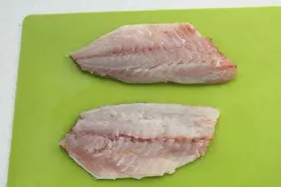 Filet de daurade grillée à la polenta : Étape 1