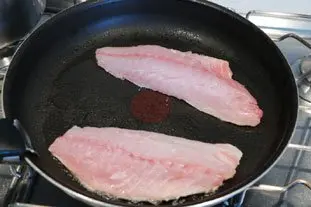 Filet de daurade grillée à la polenta : Étape 6