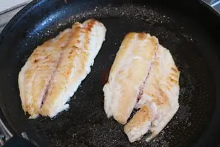 Filet de daurade grillée à la polenta : Étape 7