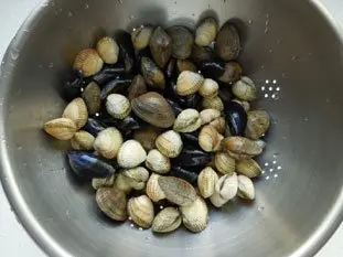 Filets de sole à la Dieppoise : Étape 1