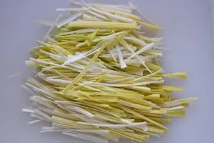 Papillotes de filets de bar à la crème de coriandre : Étape 2