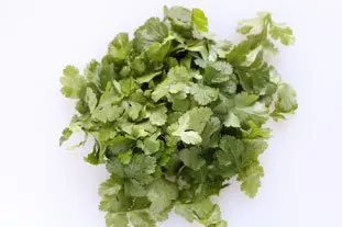 Papillotes de filets de bar à la crème de coriandre : Étape 6