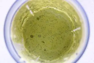 Papillotes de filets de bar à la crème de coriandre : Étape 7