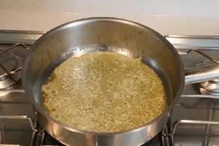 Filets de rougets à la réduction de vin blanc : Étape 3