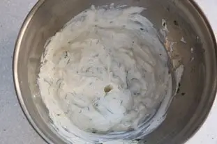 Avocat au saumon gravlax : Étape 1