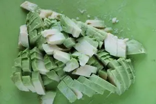 Avocat au saumon gravlax : Étape 2