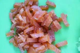 Avocat au saumon gravlax : Étape 3