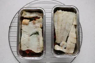 Terrine de filets de poissons épinards et tomates : Étape 10