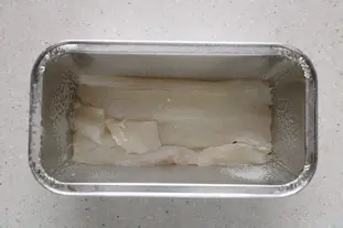 Terrine de filets de poissons épinards et tomates : Étape 2