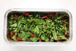 Terrine de filets de poissons épinards et tomates : Étape 6