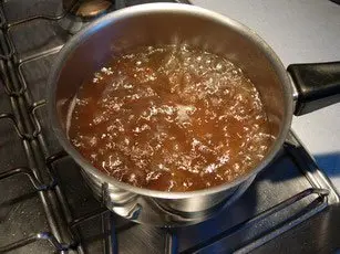 Il ne faut pas ajouter des raisins secs tel quels : Étape 1