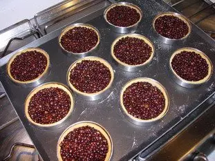 Tartelettes en cuisson à blanc