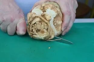 Comment préparer un céleri rave : Étape 3