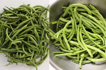 Comment préparer des haricots verts