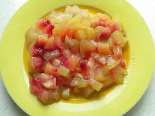 Pêche Melba : Étape 1