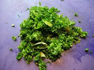 Filets mignons aux herbes, julienne de légumes : Étape 9