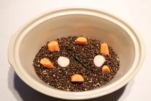 Saucisse aux lentilles en cocotte : Étape 3