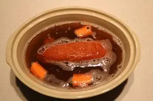 Saucisse aux lentilles en cocotte : Étape 5