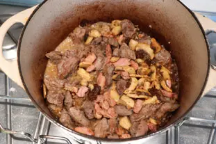 Veau Marengo : Étape 10