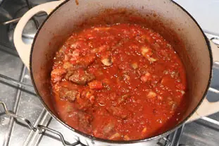 Veau Marengo : Étape 11