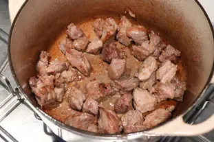 Veau Marengo : Étape 5