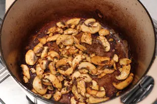 Veau Marengo : Étape 8