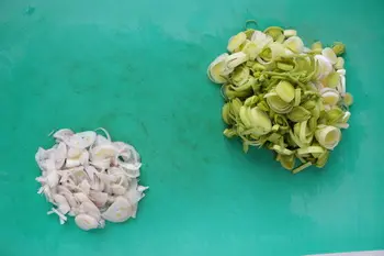 Émincé de veau aux poireaux et champignons : Étape 1