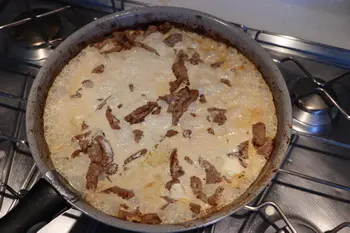 Émincé de veau aux poireaux et champignons : Étape 14