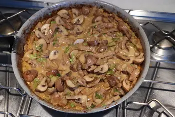 Émincé de veau aux poireaux et champignons : Étape 16