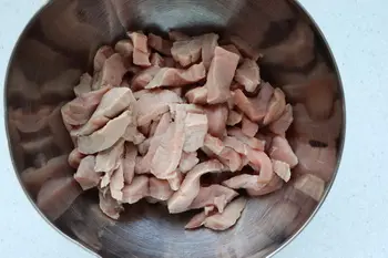 Émincé de veau aux poireaux et champignons : Étape 2